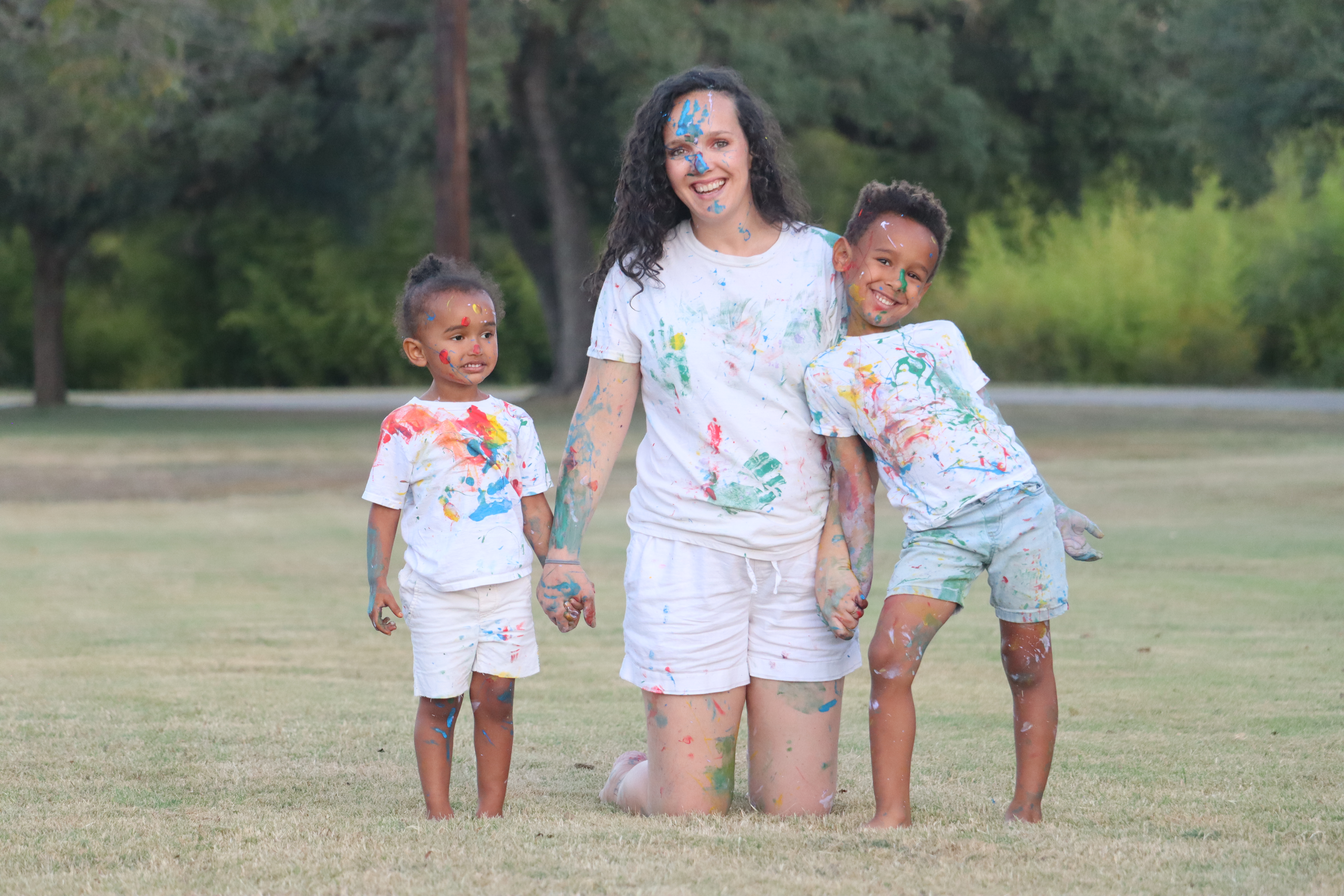 Family Paint Session photo 1