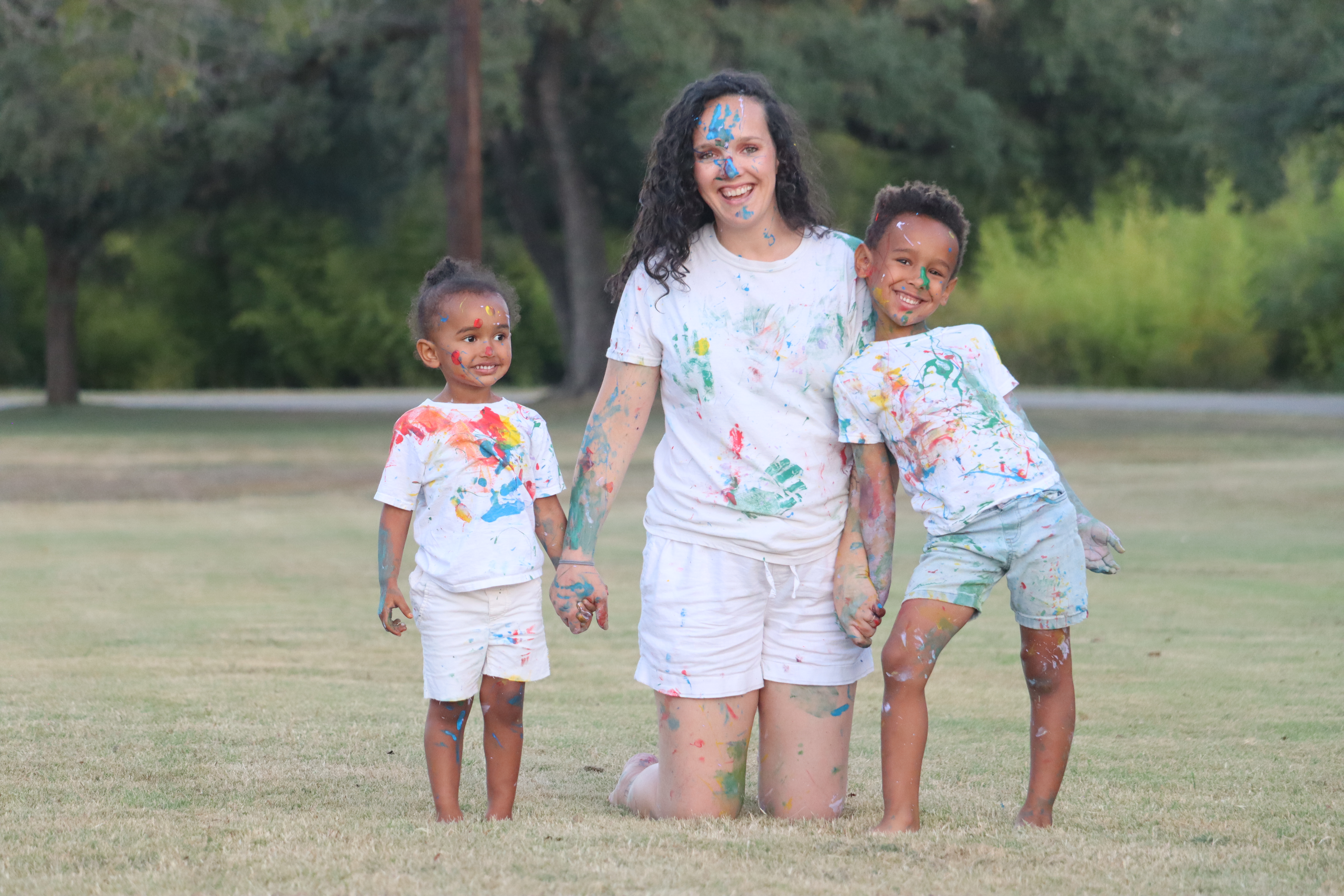 Family Paint Session photo 2