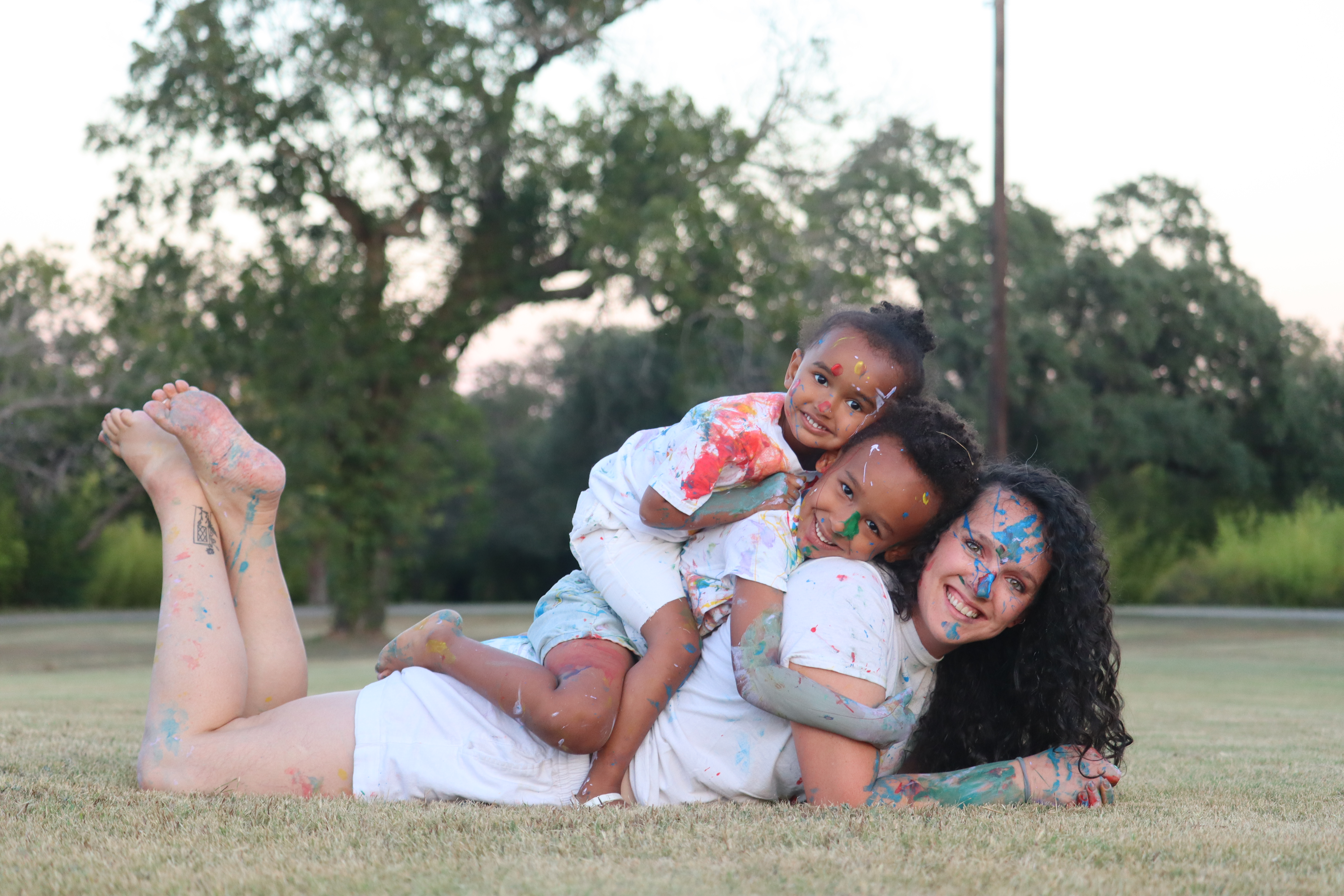 Family Paint Session photo 3